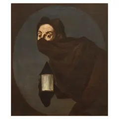 Man With A Lantern by Antonio Cifrondi, oil on canvas, offered May 2026