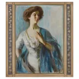Giacomo Balla, Marchesa De Nobili's portrait 1910