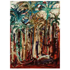 Mario Schifano, Informale 1986, oil on canvas