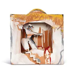 Giosetta Fioroni, Al grandissimo Arturo 1993 varnished, ceramic
