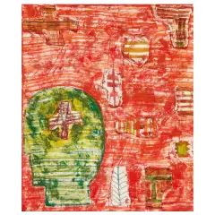 Euclide 2005 by Mimmo Paladino, oil, offered May 2026