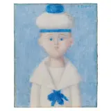 Antonio Bueno, Marinaretto 1970, oil on hardboard