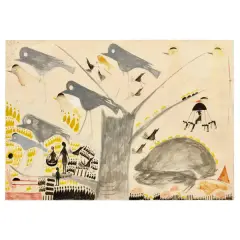 Untitled by Carlo Zinelli, Uccelli, offered May 2026