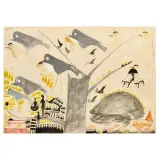 Carlo Zinelli, Untitled, Uccelli