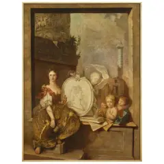 Allegory Of Sculpture by Jan Stolker, oil on canvas, offered Apr 2026