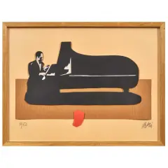 Fabio De Poli, George 2001 shaped cardboard, etching
