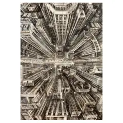 Fabio Giampietro, Vertigo 2006, mixed media on canvas