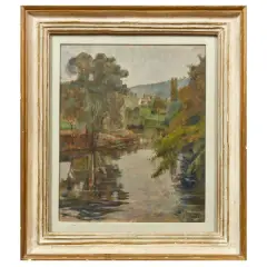 Sartorari in Dordogna by Matilde Sartorari, oil on panel, offered Mar 2026