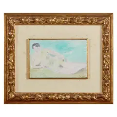 Umberto Lilloni, Nudino 1971, oil on canvas