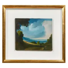 Ubaldo Bartolini, Lo Scorcio 1987, oil on canvas