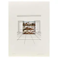 Giulio Paolini, Promenade, screenprint