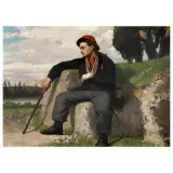 Arturo Moradei, The Wounded Garibaldian, oil on canvas