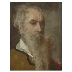 Mosè Bianchi, Self-Portrait, oil on panel