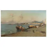 Giuseppe Laezza, A View Over The Gulf Of Naples
