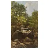 Paolo Sala, A Glimpse Of The Woods, oil on canvas