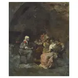 Francesco Peluso, By The Heart, oil on canvas