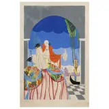 Cesare Bentivoglio, Invitation, pouchoir on paper