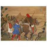 Cesare Bentivoglio, Gaetano Bentivoglio, Gaetano Bentivoglio RETURN FROM THE HUNT mixed media on paper