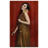 Angelo Mambriani, Vanity – Tina. My Wife, oil on canvas
