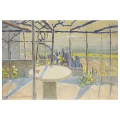Vigna Speranza And The Surrounding Countryside by Pompeo Fabri, offered Mar 2026