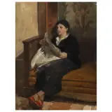 Eugenio Scorzelli, Reading The Newspaper