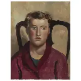 Guido Peyron, Portrai Of A Young Boy, oil on canvas