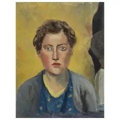 Portrait Of A Young Girl by Guido Peyron, oil on canvas, offered Mar 2026