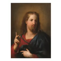 Gregorio Lazzarini, Christ Blessing, oil on canvas