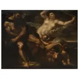 Pietro Liberi, Eros And Anteros, oil on canvas