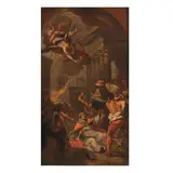 Antonio Lazzarini, Martyrdom Of Saint Stephen, oil on canvas
