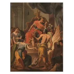 The Judgement Of Solomon by Antonio Paroli, oil on canvas, offered Mar 2026