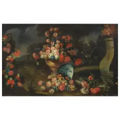 Gaspare Lopez, Untitled, STILL LIFE WITH VASE OF FLOWERS