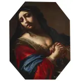 Simone Pignoni, Saint Prassede, oil on canvas