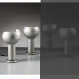 Joe Colombo, Untitled, TWO «FLASH» TABLE LAMPS
