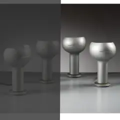 Untitled by Joe Colombo, TWO «FLASH» TABLE LAMPS, offered Feb 2026