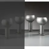 Joe Colombo, Untitled, TWO «FLASH» TABLE LAMPS