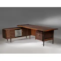 Arne Vodder, Wooden Desk Scrivania