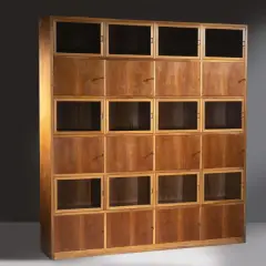 Wooden And Glass Showcase Vetrina by Carlo de Carli, offered Feb 2026