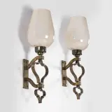 Aldo Morbelli, Untitled, A COUPLE OF WALL LAMPS