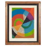 Sonia Delaunay, Eclypse c.1971, lithograph