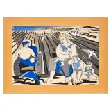 Giulio Turcato, Lavoro nei campi 1947-48