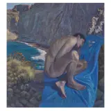Rodolfo Meli, Il mare 18-4-1991, mixed media on canvas