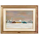 Giovanni Omiccioli, Snowy landscape 1959