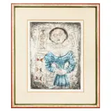 Femme en bleue 1959 by Massimo Campigli, offered Feb 2026