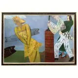 Fay Jones, Vanes and sweeps 1986, acrylic on hard paper