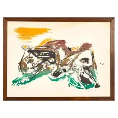 Asger Jorn, Untitled 1970, screenprint
