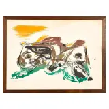 Asger Jorn, Untitled 1970, screenprint