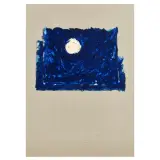 Mario Schifano, Untitled, Moon polymateric silkscreen