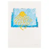 Mario Schifano, Untitled, Sun polymateric silkscreen