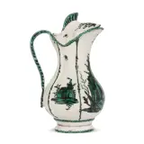 Jacques Boselly, A Jacques Boselly Ewer With Lid And A Basin, Savona, Circa 1780-1790, A JACQUES BOSELLY EWER WITH LID AND A BASIN
